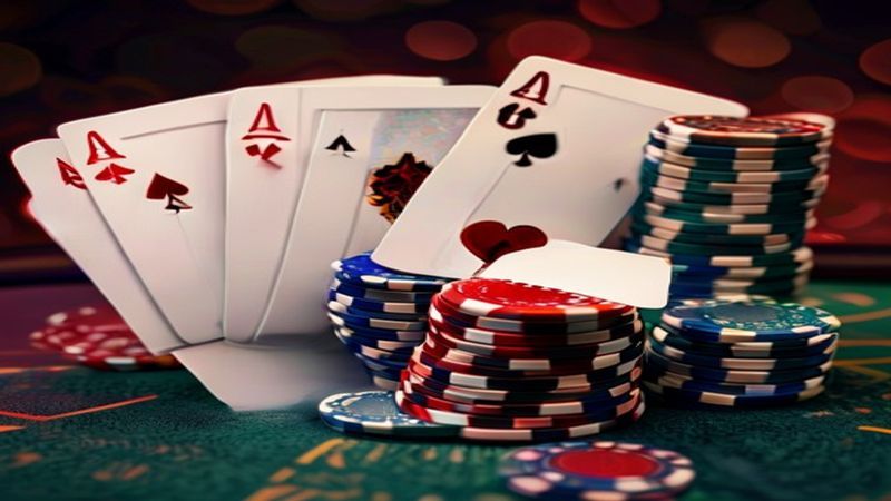 Minh họa luật chơi Poker Texas Hold'em tại HP66
